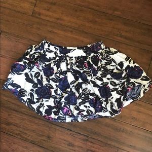 Vans High Waisted Floral Shorts